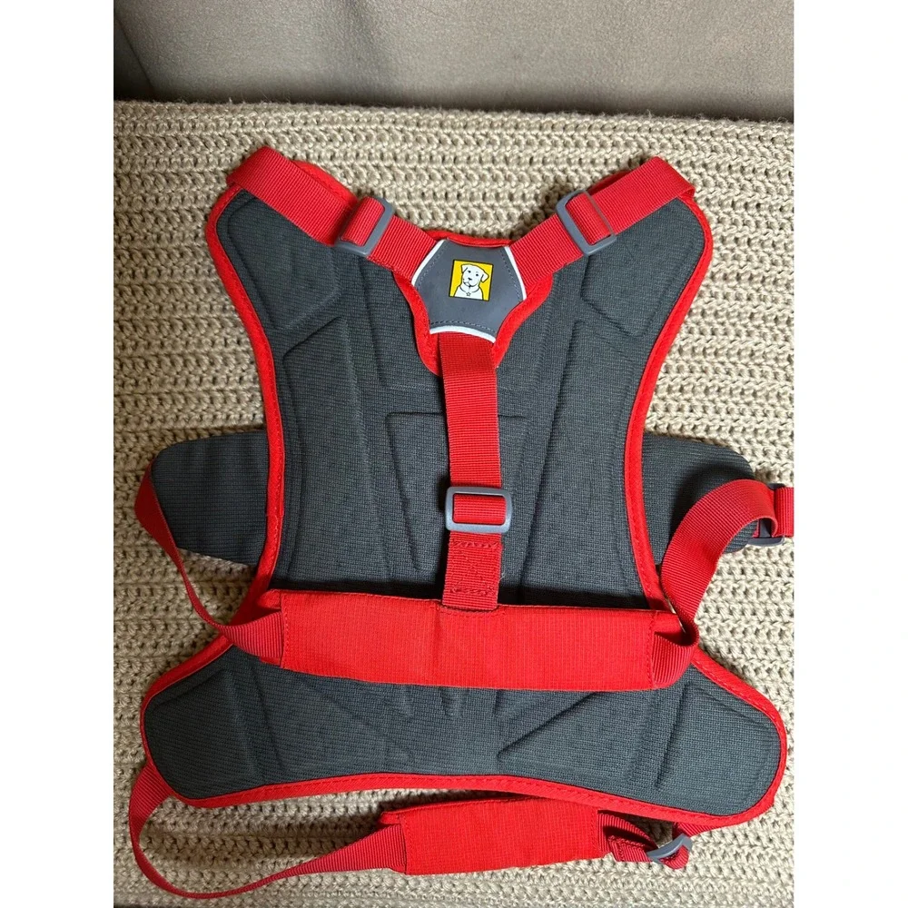 Ruffwear Front Range Dog Harness Red Medium Padded Reflective Adjustable Walking
